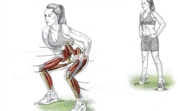 Squats voor gewichtsverlies